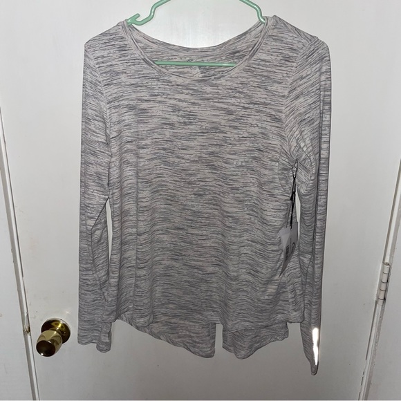 Zyia Tops | Zyia Active Split Tie Long Sleeve Top XL - Picture 3 of 6